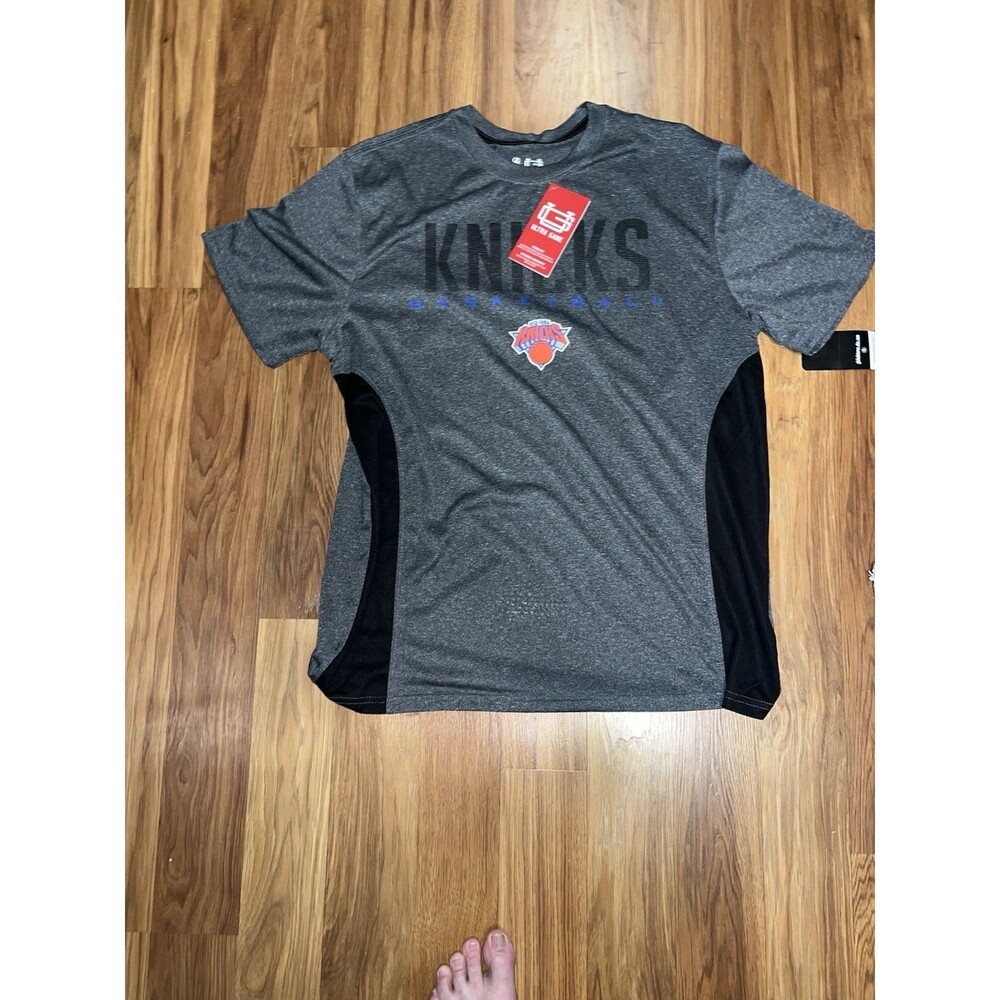 New York Knicks Basketball Shirt Men's Gray Top XL NEW WITH TAGS